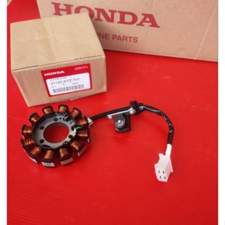 ชุดขดลวดจานไฟแท้(31120-KYZ-T41)HONDA เวฟ125iปลาวาฬปี2012-18,,1ชุด