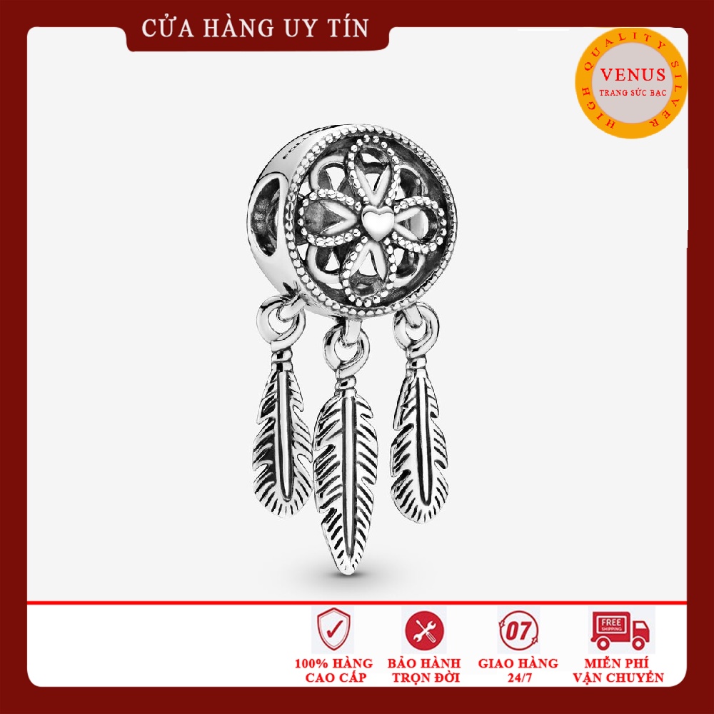 คุณภาพสูง Dream Catcher Charm PHOTOS และ VIDEOS แท้ มาตรฐานเงิน 925 - เครื่องประดับเงิน Venus