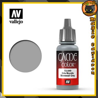 Stonewall Grey 17ml. Vallejo Game Color สีอะคริลิคสูตรน้ำ