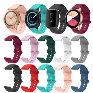 สายนาฬิกาข้อมือ 18 มม. 20 มม. 22 มม. สําหรับ Samsung Galaxy Watch Wacth 3 41 มม. 45 มม. 42 มม. 46 มม. Active 2 Gear S3 Band Fit Huawei Gt 2 Amazfit