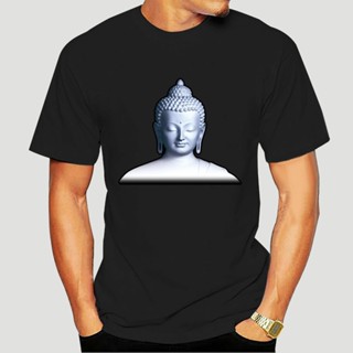 เสื้อยืดถูกๆ ร้อน Koop เสื้อยืดพิมพ์พระพุทธรูป Tshirt O Hals Katoenen Kleding Blauwe Mannen เสื้อยืด Groothandel Korte M