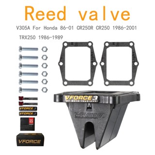 Alconstar คาร์บอนไฟเบอร์ inlet reed วาล์ว V-FORCE3 v305A สำหรับ honda cr250r รถจักรยานยนต์ vforce3