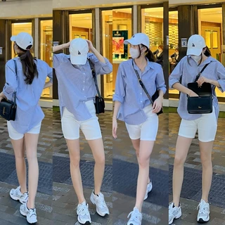 BIKER SHORTS กางเกงขาสามส่วน ผ้าRib ญี่ปุ่น100% เนื้อผ้าหนาพรีเมียมสุดๆ เก็บทรงเข้ารูปสวยที่สาวๆตามหามากที่สุดในตอนนี้