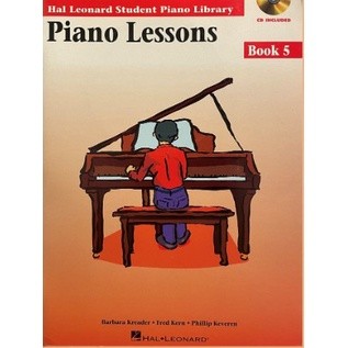 หนังสือเรียนเปียโน PIANO LESSONS BOOK 5 +CD  Hal Leonard Student Piano Library