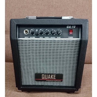 แอมป์กีต้าร์ Quake GA10 Guitar Amplifier 6 นิ้ว 10 วัตต์ ใช้ได้ทั้งกีตาร์โปร่งไฟฟ้าและกีตาร์ไฟฟ้า