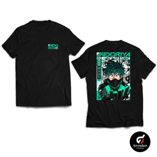 เสื้อยืด ลายการ์ตูนอนิเมะ Boku No Hero Academia Midoriya Izuku สไตล์ญี่ปุ่น