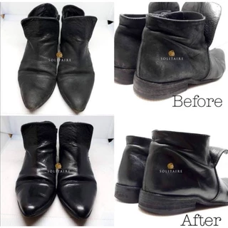 BUFALO Shoe Polish บัฟฟาโล่ ขี้ผึ้งขัดเงารองเท้าหนัง (สีดำ) 75 มล.