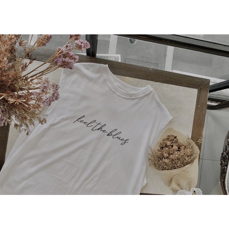 some time blue T-shirt