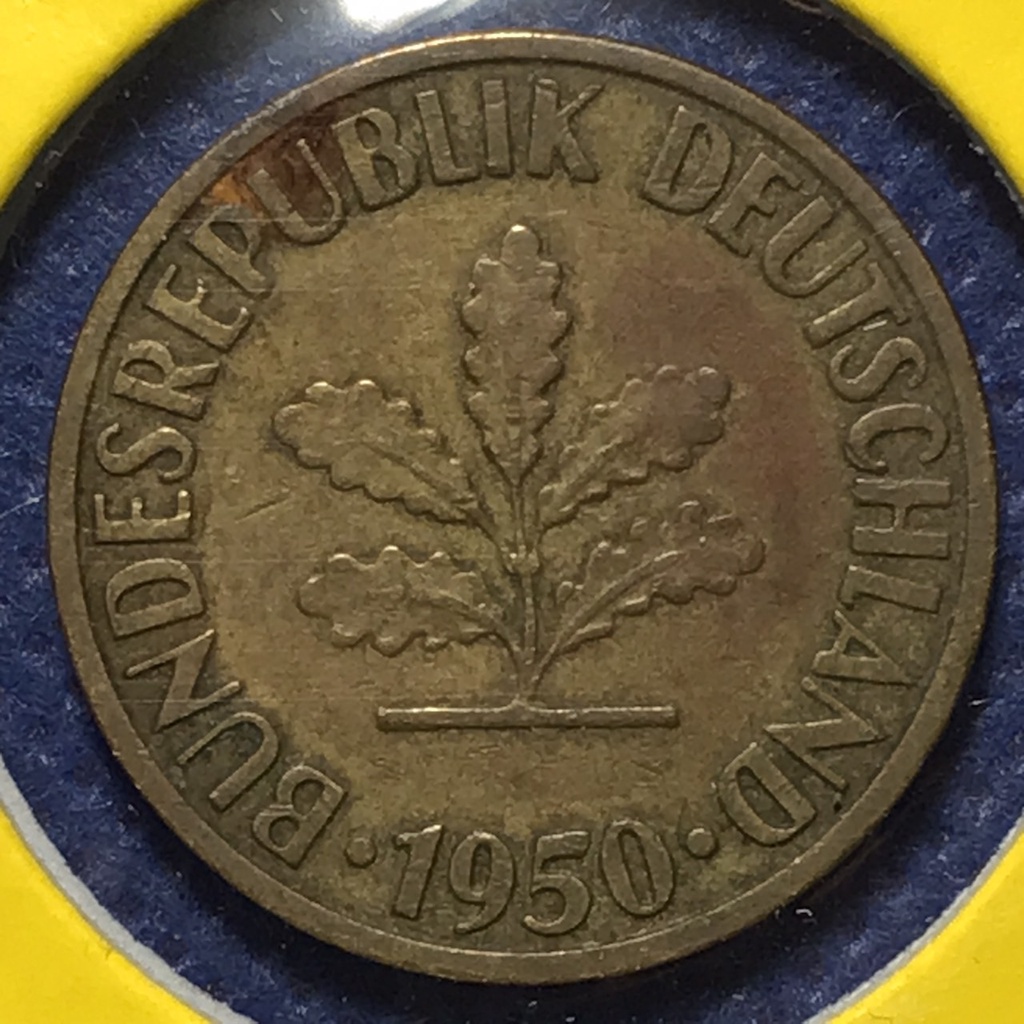 No.15570 ปี1950J เยอรมัน 10 PFENNIG เหรียญสะสม เหรียญต่างประเทศ เหรียญเก่า หายาก ราคาถูก