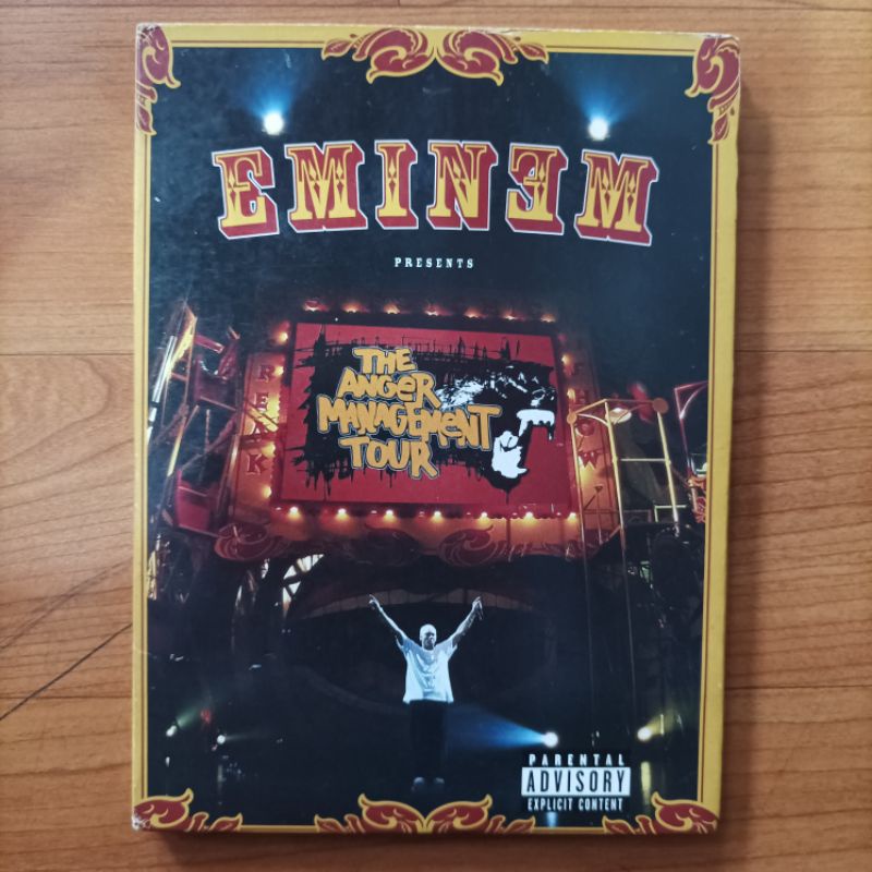 EMINEM Concert DVD นําเสนอ The Anger Management Tour US นําเข้า Bonus VCD 8 MILE Cassette