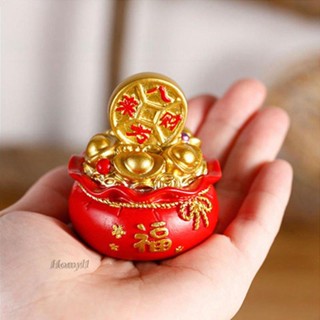 [Homyl1] Lucky Traditional Chinese Feng Shui Figurine Atrract Cake Dress Up