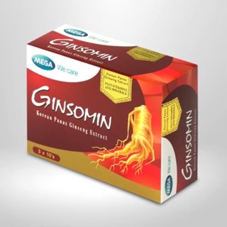 Ginsomin 30 Cap โสมผสมวิตามินและเกลือแร่ สำหรับบำรุงร่างกาย