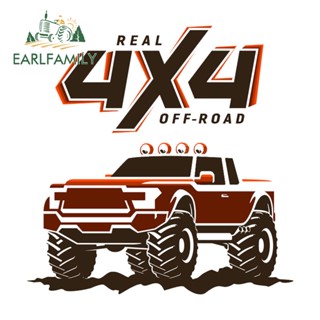 Earlfamily สติกเกอร์ ลายอนิเมะ X4 OFF ROAD สําหรับติดตกแต่งรถยนต์ แล็ปท็อป กีตาร์ หมวกกันน็อค กระเป๋าเดินทาง ขนาด 13 ซม. x 12.9 ซม.