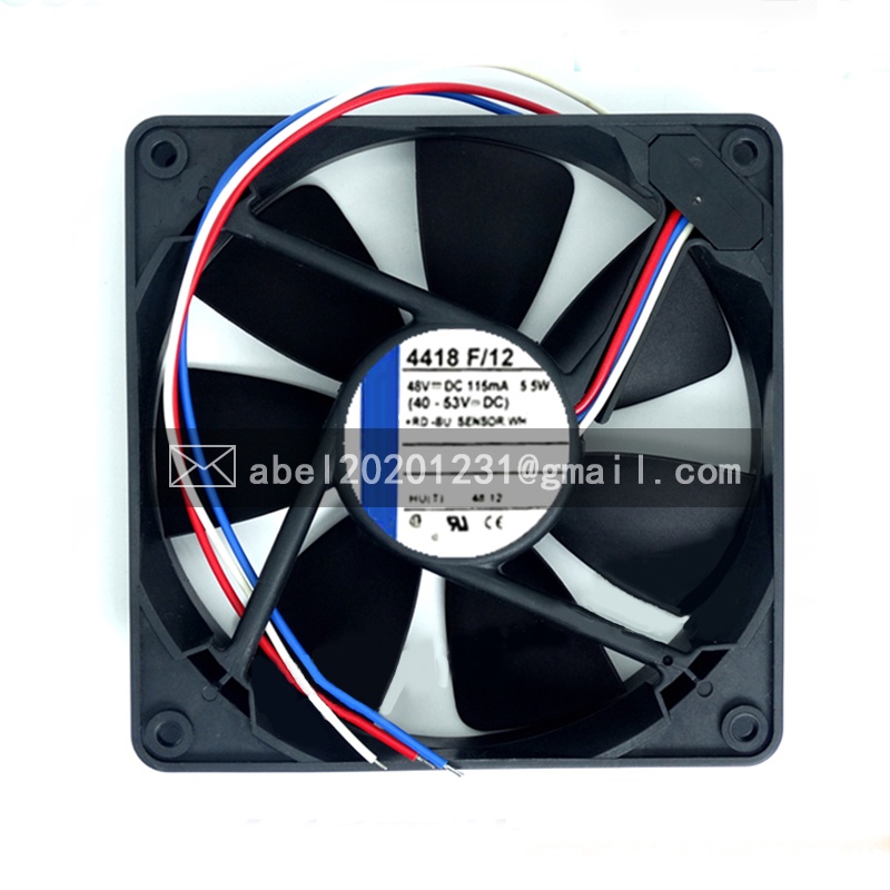 YTH BRAND NEW 4418F/12 4418 F/12 48VDC COOLING FAN 12025 120*120*25MM