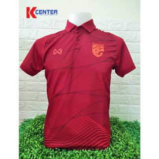 WARRIX เสื้อเชียร์ฟุตบอลทีมชาติไทย 2022/23 คอโปโล (Cheer Polo) รุ่น WA-224FBATH30