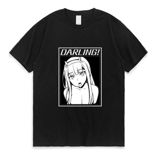 ขายดี!เสื้อยืดคอกลม แขนสั้น ลายการ์ตูนอนิเมะ Darling In The Franxx Zero Two สไตล์ญี่ปุ่น แนวสตรีท คลาสสิก สําหรับผู้ชาย