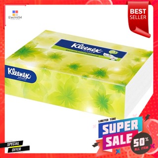 กระดาษเช็ดหน้า คลีเน็กซ์ เนเชอรัล ซอฟท์ บ๊อกซ์ ขนาด 120 แผ่นKleenex Natural Soft Box Facial Tissue 120 Sheets