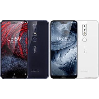 โทรศัพท์มือถือ หน้าจอสัมผัส Nokia 6.1 Plus X6 5.8 นิ้ว 64GB Android Original Full Set