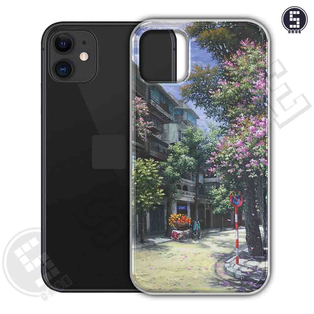 เคสสําหรับ iPhone 11/ 11 Pro/ 11 Pro Max ยืดหยุ่นคอลเลกชัน 11 Old Town น้ํามันทาสี A1201-A1202-A1203