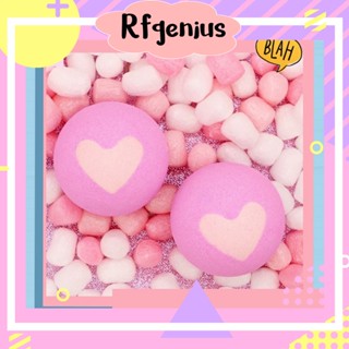 (พร้อมส่ง)Shimmering pinky heart bomb glitter bath bomb กลิตเตอร์ บาธบอม bathbomb สบู่แช่ตัว (A34)