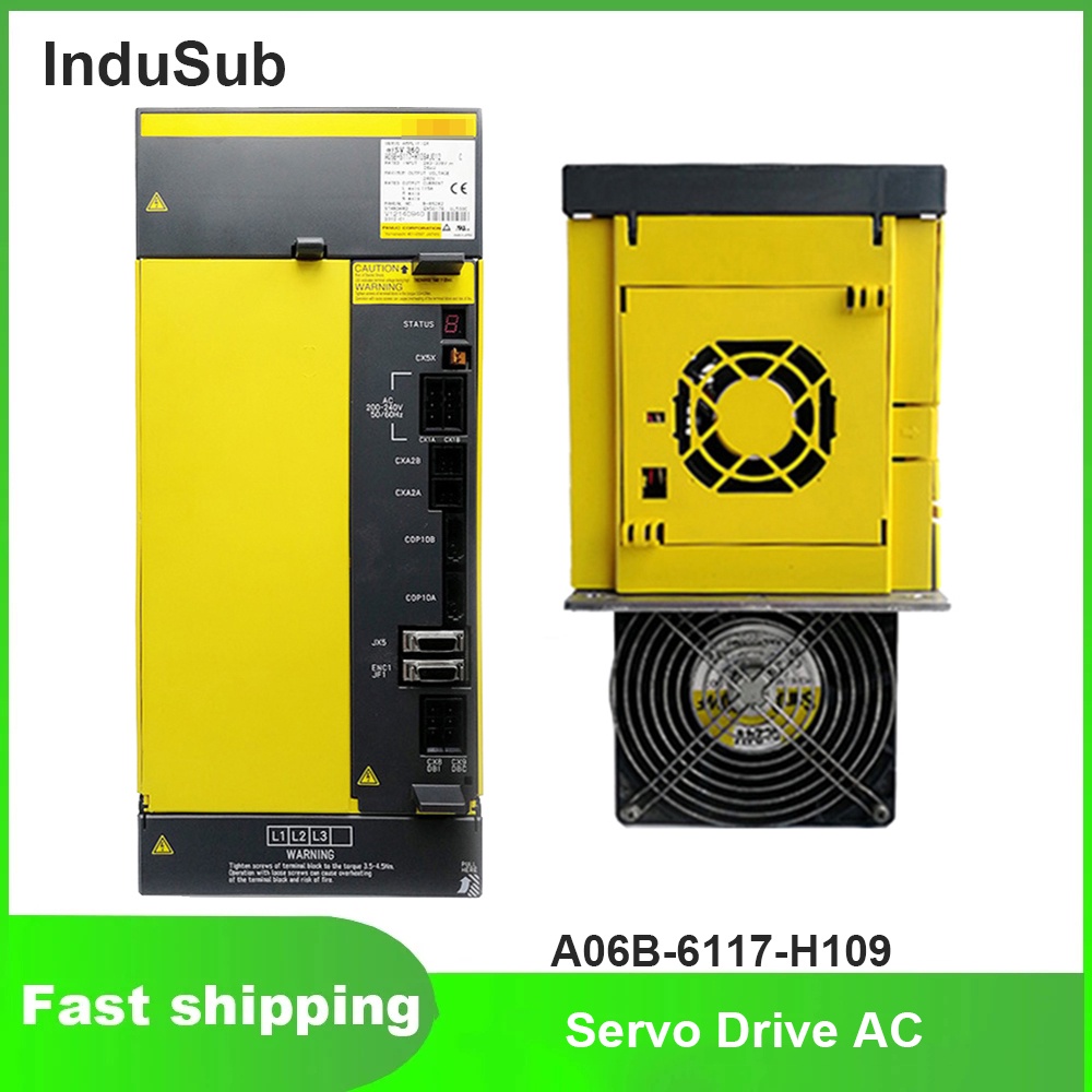 A06B-6117-H109 A06B6117H109 AC เซอร์โวมอเตอร์ไดร์เวอร์ใหม่