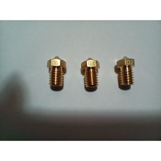 Brass nozzle Print head V6. 0.2 - 0.4 - 0.6