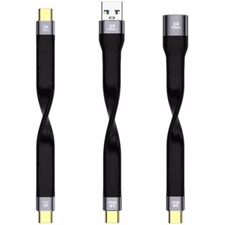 USB to Type C Cable USB 3.1 Gen 2 USB C Quick Charge FPC Cable Wire 4K 10Gbps Sync Data Cable Cord