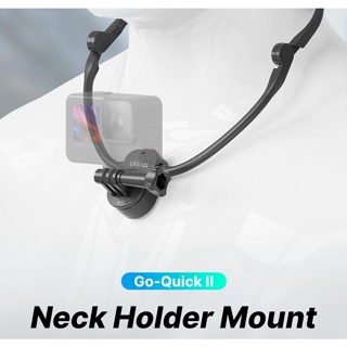 Ulanzi Go-Quick II คล้องคอ เมาท์ขาตั้งกล้องกีฬา ติดตั้งเร็ว แบบเปลี่ยน สําหรับ GoPro Hero 10 9 8 หรือกล้องกีฬาอื่น ๆ