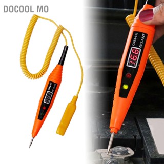 Docool Mo เครื่องทดสอบวงจรไฟฟ้าดิจิทัล หน้าจอ 2.5V เป็น 35V อเนกประสงค์ สําหรับยานพาหนะ