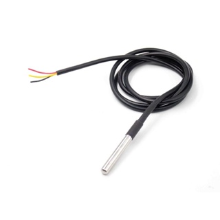 Digital Temperature Sensor Probe DS18B20 For Thermometer Waterproof 200CM (With shield) พร้อมตัวต้านทาน 4.7k