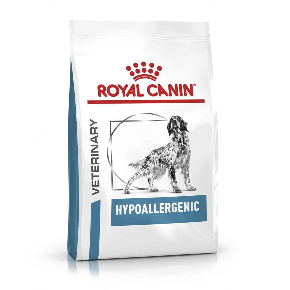 Royal Canin Hypoallergenic Dog 7kg สำหรับสุนัขแพ้อาหาร โปรตีนถั่วเหลือง Hypo Dry Food