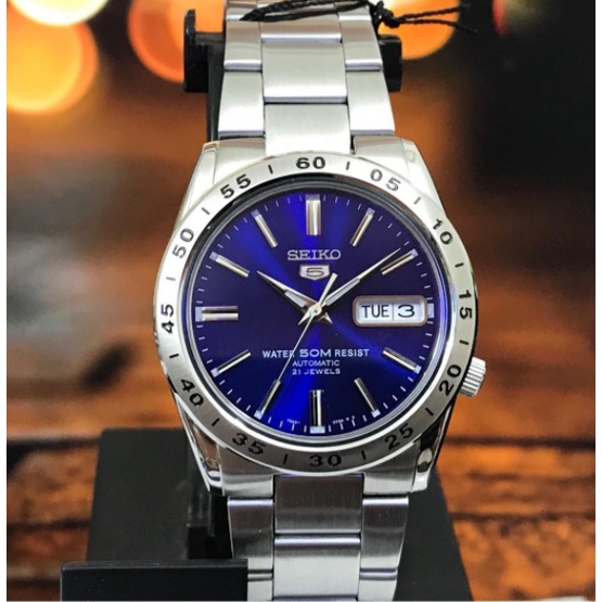 นาฬิกา Seiko 5 Sports Automatic รุ่น SNKD99K1 นาฬิกาผู้ชายสายแสตนเลส หน้าปัดน้ำเงิน ของแท้ 100% ประกันศูนย์ไทย 1ปี