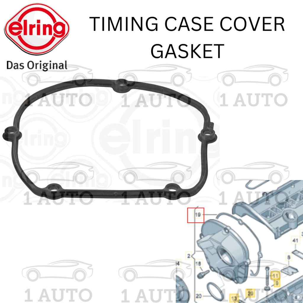 ELRING GERMANY TIMING CASE COVER GASKET AUDI TT 8J3 2.0 Q3 2.0 Q5 A6 C7 2.0t VW TIGUAN 2.0 (5N1) VW 