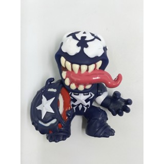 Funko Mystery Mini Marvel Venom [ ขนาดประมาณ 2 นิ้ว ] - Venomized Captain America