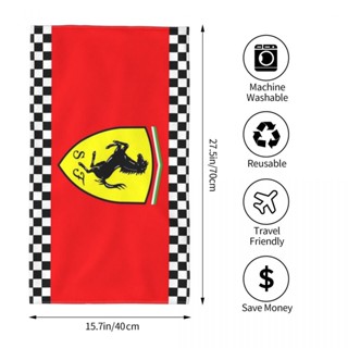 Scuderia ferrari (6) ผ้าขนหนู ทรงสี่เหลี่ยม ขนาด 70x40 ซม. สําหรับออกกําลังกาย โยคะ วิ่ง กลางแจ้ง