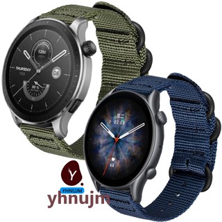 สาย Amazfit GTR 47mm /Amazfit GTR Mini สายนาฬิกาข้อมือไนล่อนสําหรับ amazfit GTR 2 GTR2E สาย amazfit gtr 3 GTR3 Pro สายนาฬิกา smart watch for สาย amazfit gtr 4 gtr4  สาย