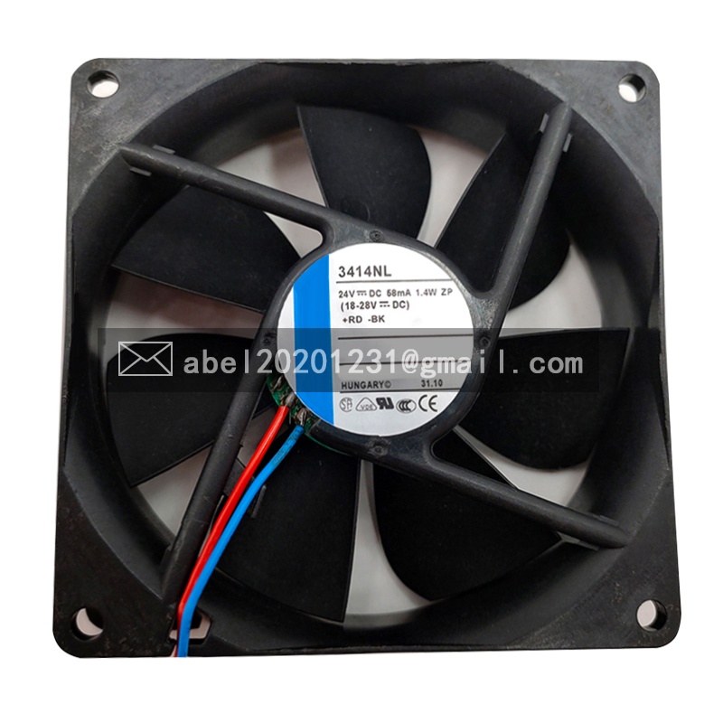 YTH BRAND ใหม่ 3414NL 3414 NL 24VDC COOLING FAN 9225 92*92*25MM