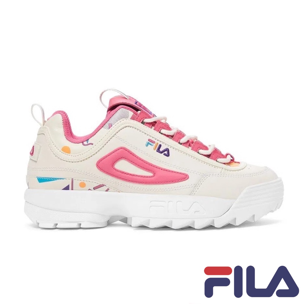 [ลิขสิทธิ์แท้] FILA KOREA Disruptor 2 Premium - Gardenia รองเท้าผู้หญิง ฟิล่า แท้ รุ่นสุดฮิต