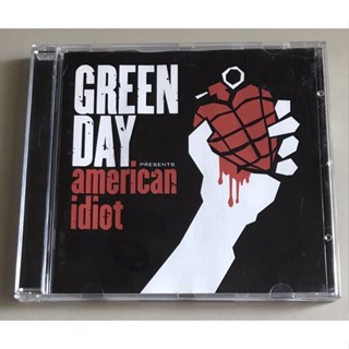 ซีดีเพลง ของแท้ ลิขสิทธิ์ มือ 2 สภาพดี...ราคา 250 บาท “Green Day”อัลบั้ม“American Idiot”*แผ่นMade In EU*