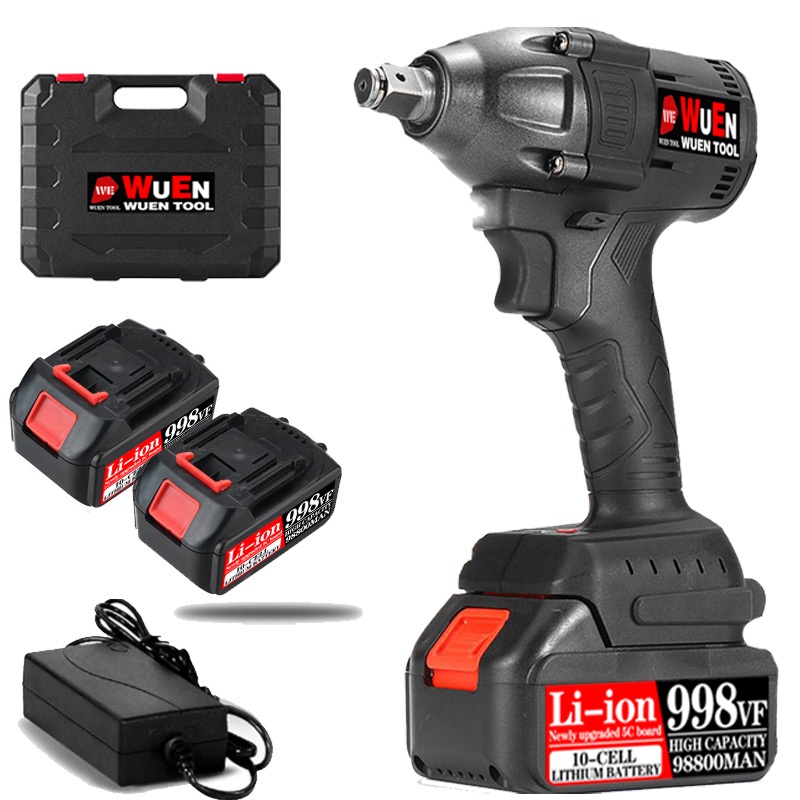 680 Nm 998VF สําหรับแบตเตอรี Makita 20VF ไม่มีแปรงประแจไฟฟ้า ไขควงประแจไฟฟ้าสามารถชาร์จได้ 1/2 นิ้วไ