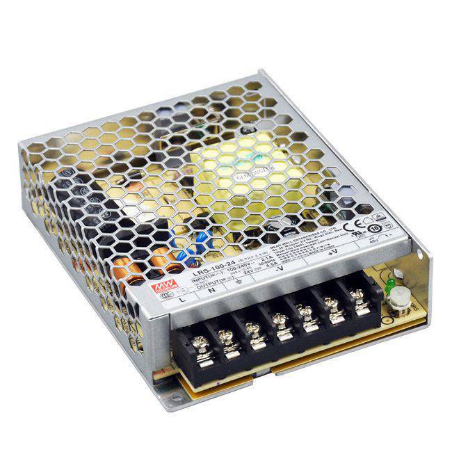 MEANWELL POWER SUPPLY LRS-100-5, LRS-100-12, LRS-100-24, LRS-100-48, LRS-100-15