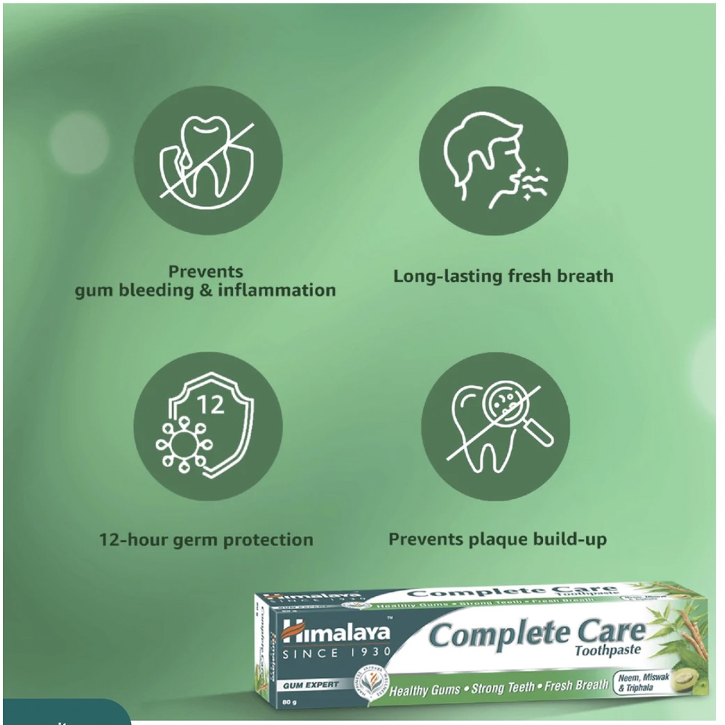 Himalaya Complete Care ยาสีฟันสูตรคอมพลีทแคร์ รูปที่ 4