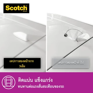 3M™ Scotch® สก๊อตช์ เทปกาวสองหน้าแรงยึดติดสูง, สำหรับติดชิ้นส่วนรถยนต์