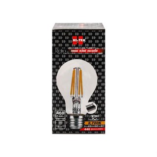 หลอด LED HI-TEK FILAMENT A60 E27 4 วัตต์ WARMWHITE