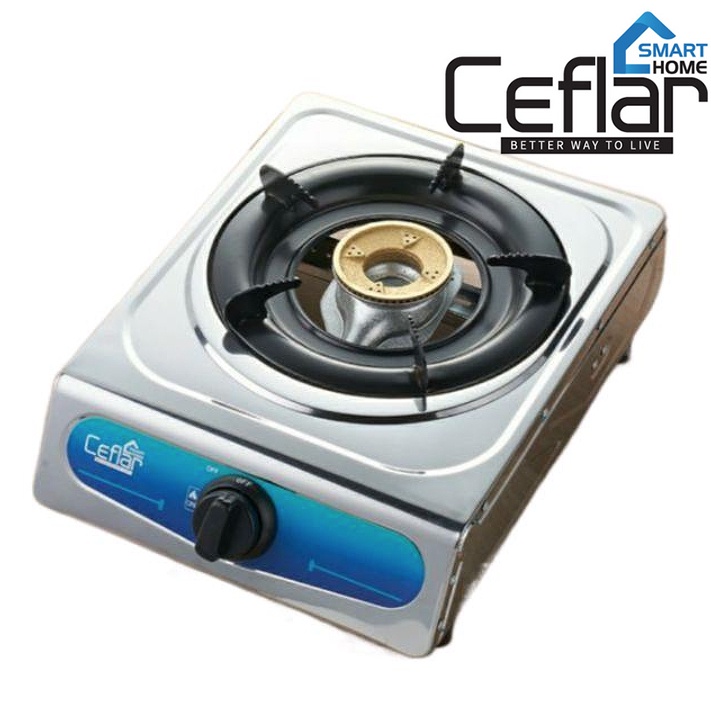 🔥 iplex / Ceflar เตาแก๊สสแตนเลสหัวคู่ เตาแก๊ส 2 หัว CSH-12 เตาแก๊สหัวคู่ หน้าสแตนเลส / CSH-13 หัวทองเหลืองและอินฟาเรด