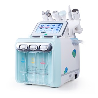 6 in 1 Portable Hydro Dermabrasion Water Oxygen Jet Diamond Aqua Peeling Microdermabrasion Skin Care Hydrafacial Machine