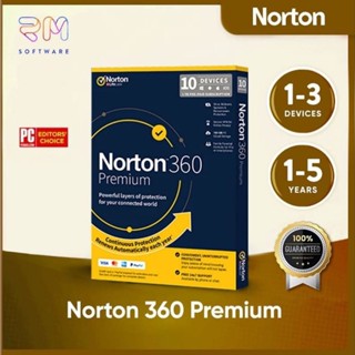 Norton 360 Premium Antivirus - ORIGINAL ซอฟต์แวร์ป้องกันความปลอดภัย