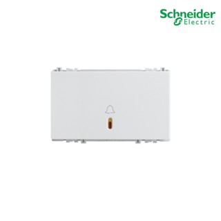 Schneider Electric : สวิตช์กระดิ่ง 3 ช่อง สีขาว | ZENcelo - ชไนเดอร์ | 8431LBPH_WE | PlugOn