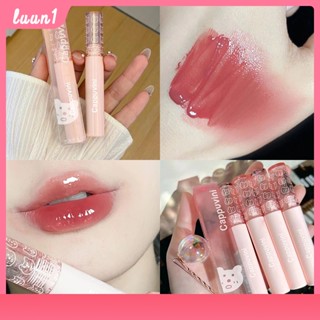 ลิปหมี ลิปกลอส ฉ่ำวาว ติดทนนาน กันน้ำ ลิปสติก Cappuvini Bear gloss Lip tint Cod