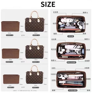 กระเป๋าผ้าสักหลาด สําหรับใส่จัดเก็บของ LV Speedy Nano16 25 30